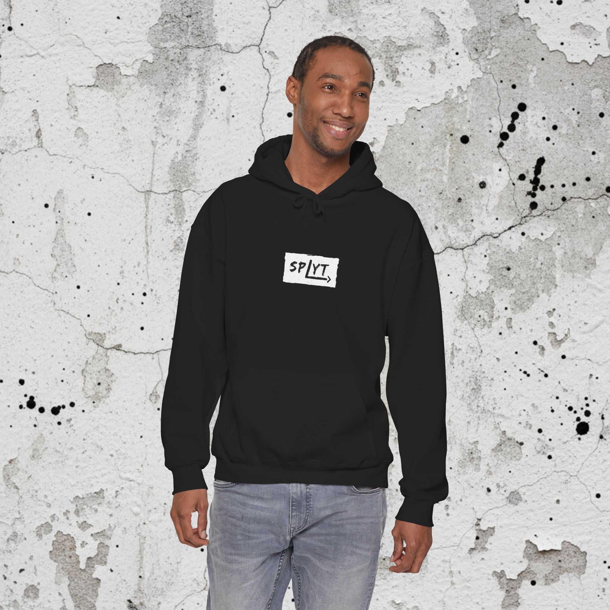 SPLYT Heavy Blend Hoodie - Black