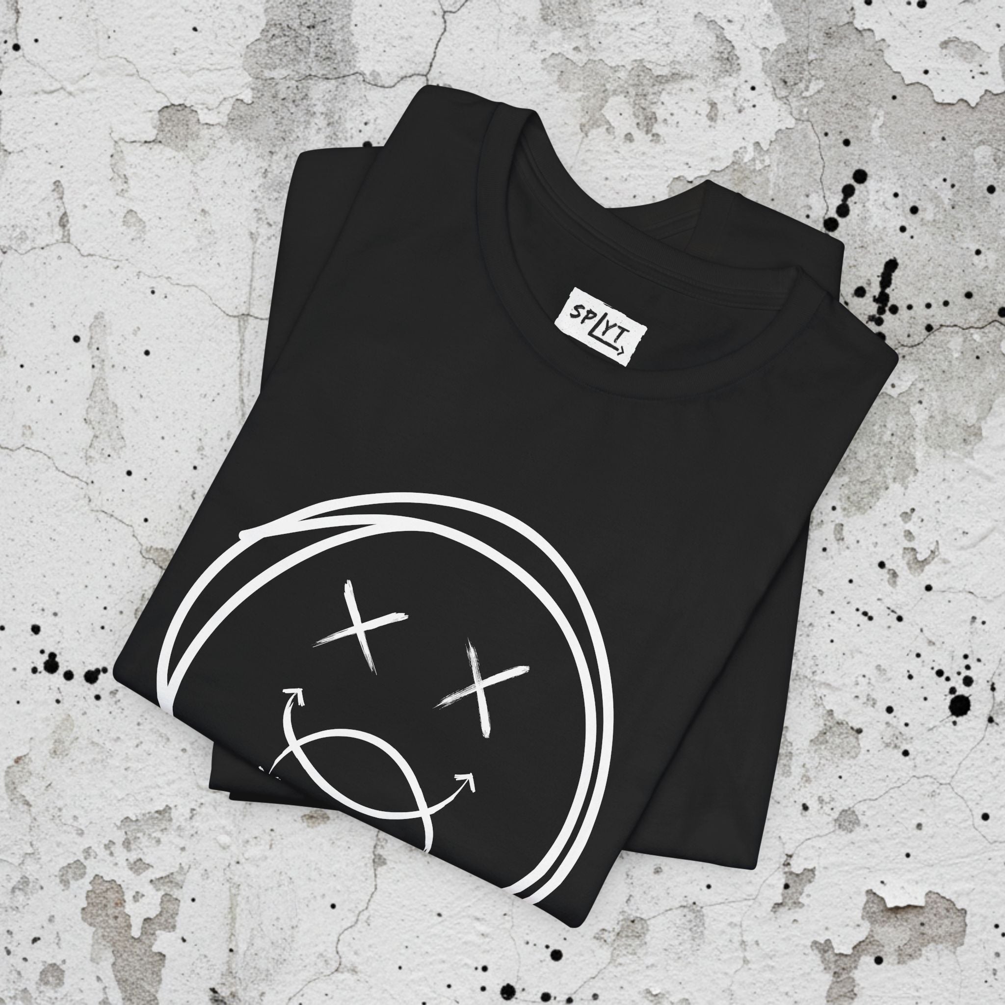SPLYT Face Tee - Black/White