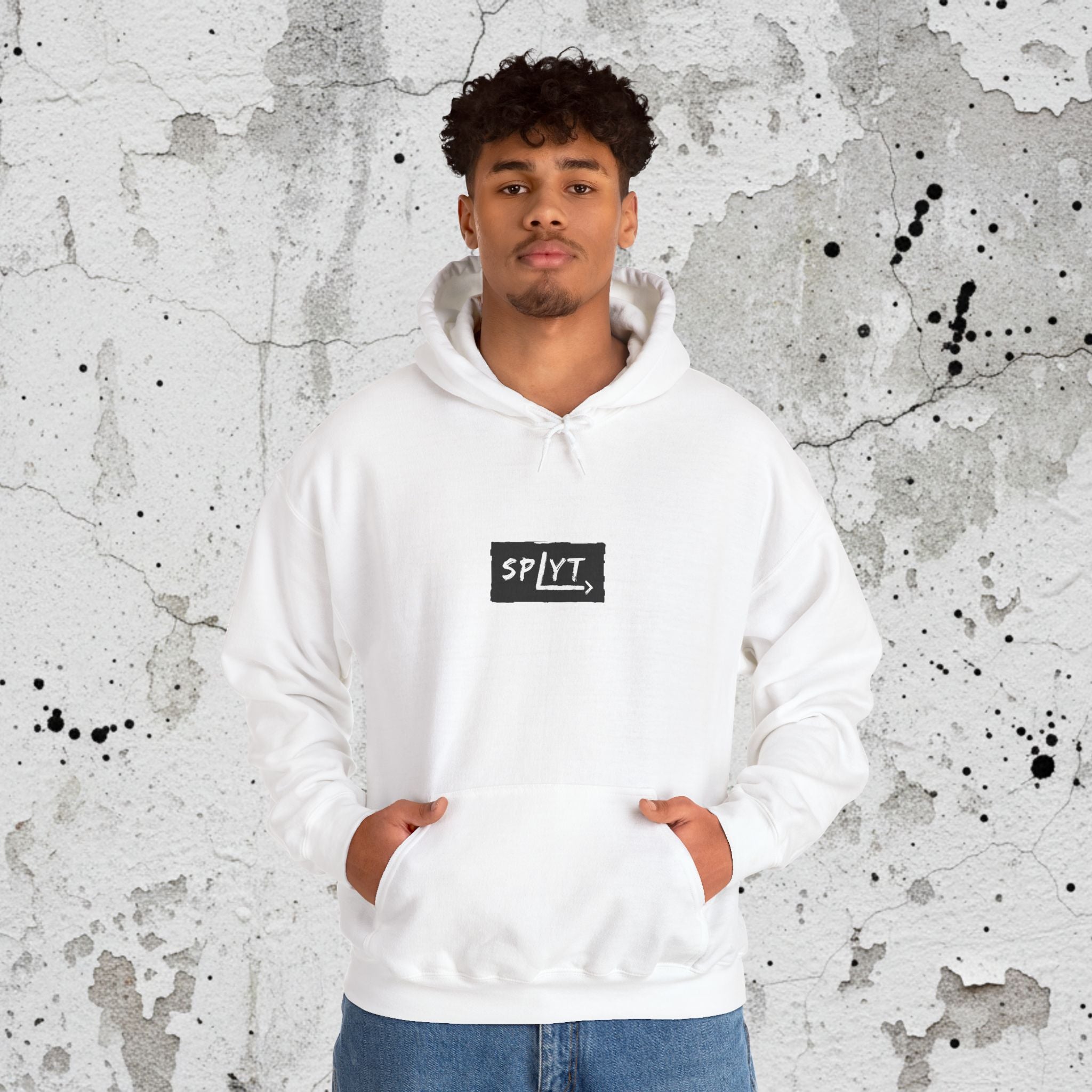 SPLYT Heavy Blend Hoodie - White