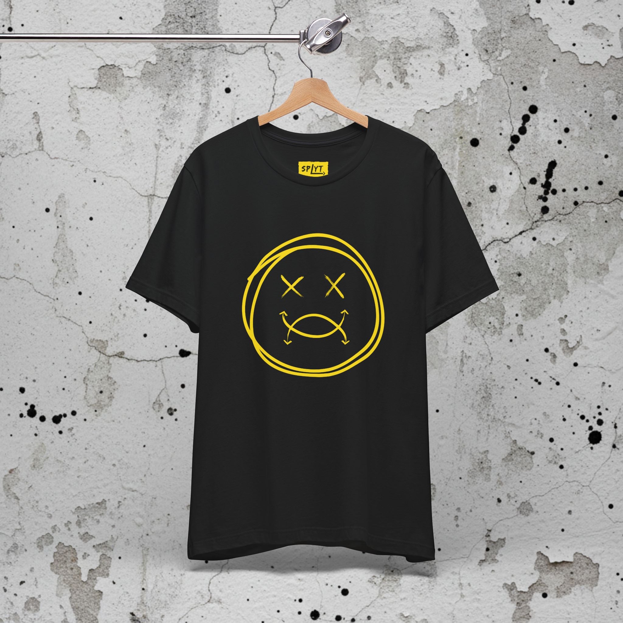 SPLYT Face Tee - Black/Yellow