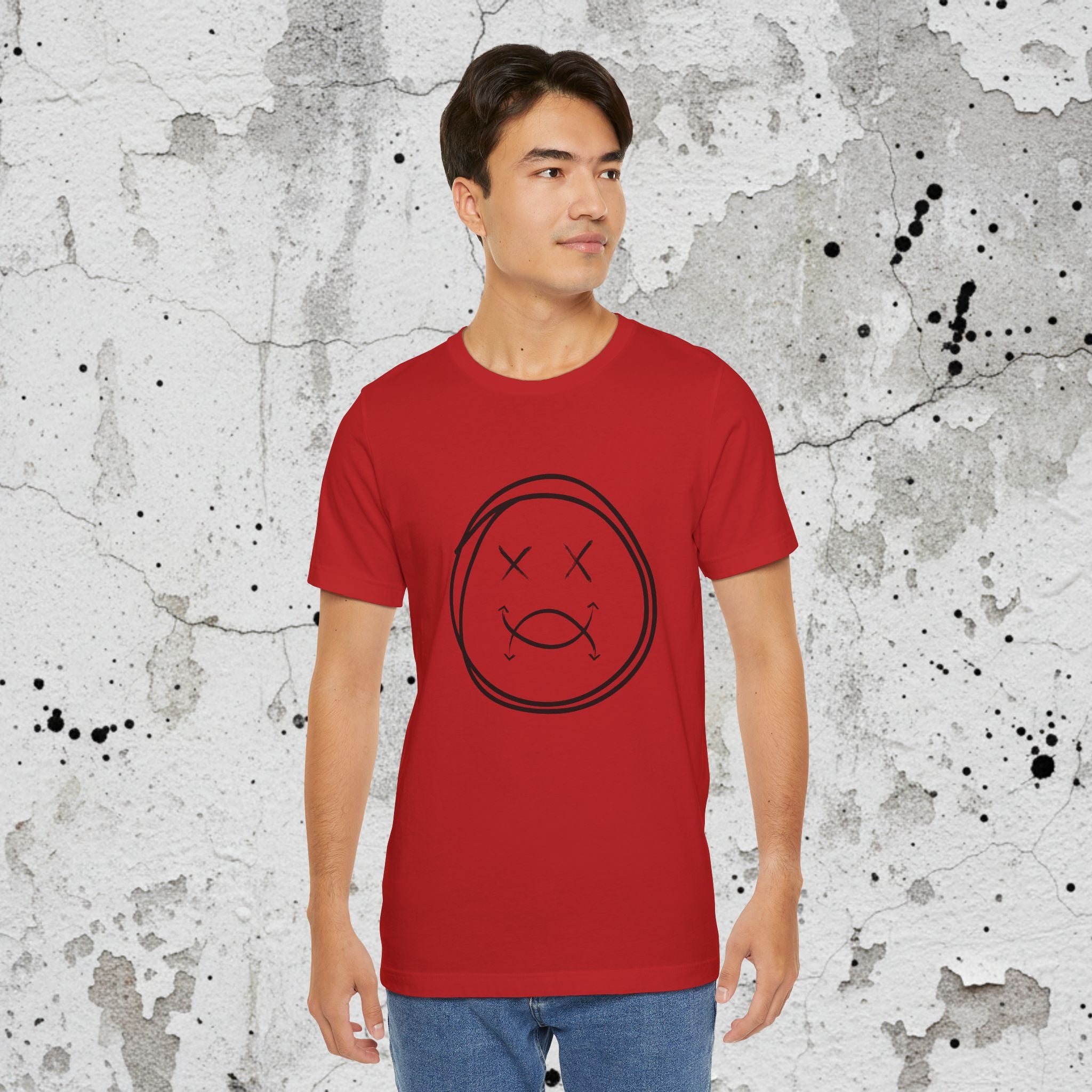 SPLYT Face Tee - Red/Black