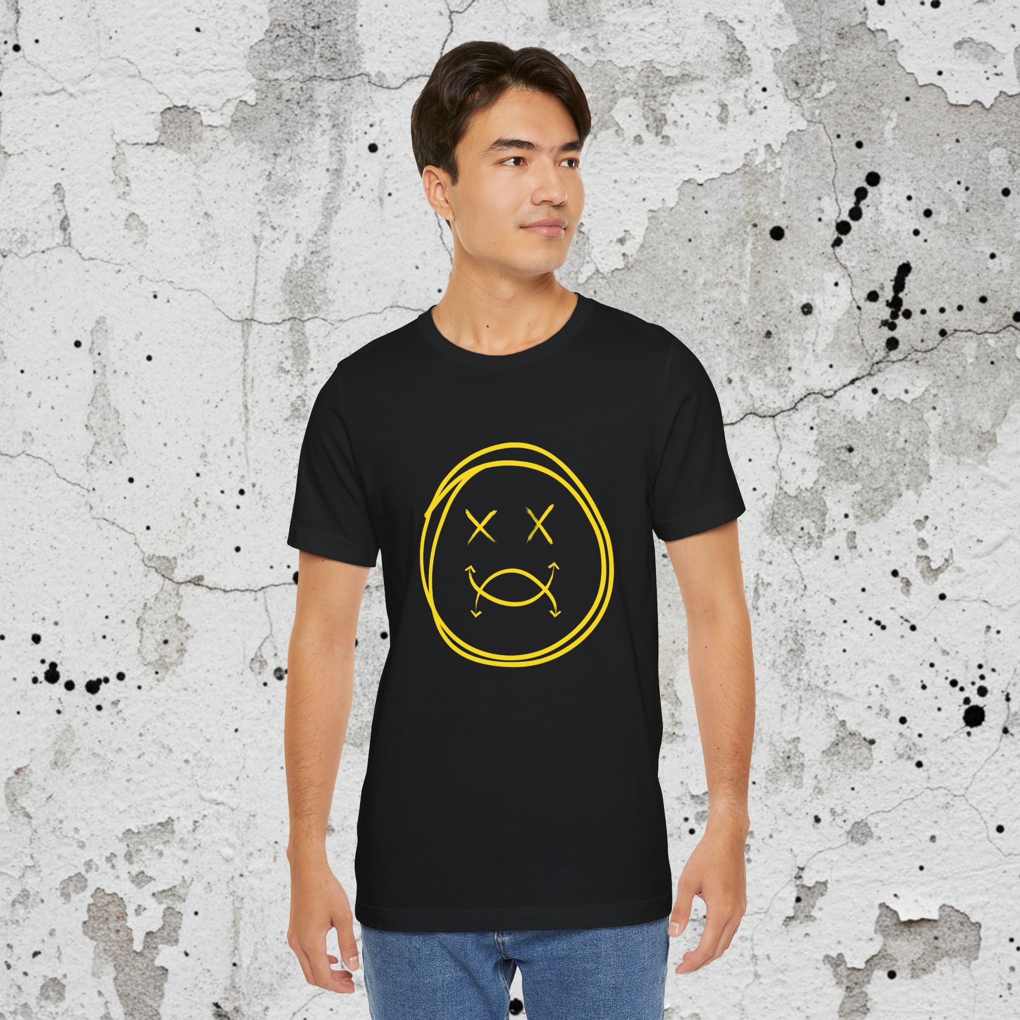SPLYT Face Tee - Black/Yellow