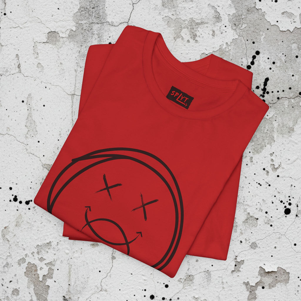 SPLYT Face Tee - Red/Black
