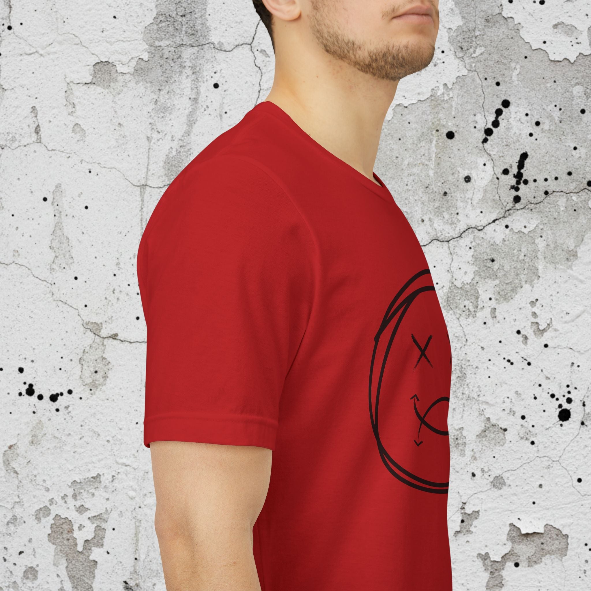 SPLYT Face Tee - Red/Black