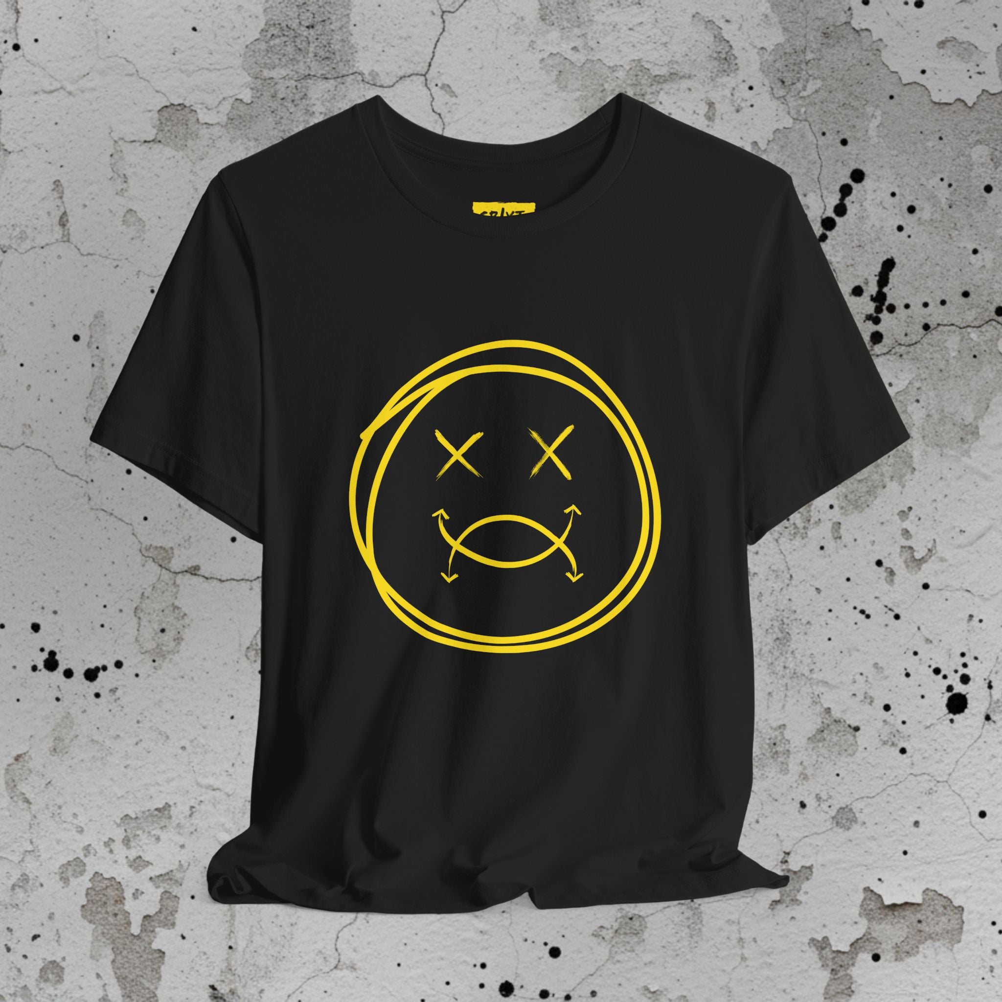 SPLYT Face Tee - Black/Yellow