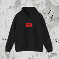 SPLYT Heavy Blend Hoodie - Black & Red