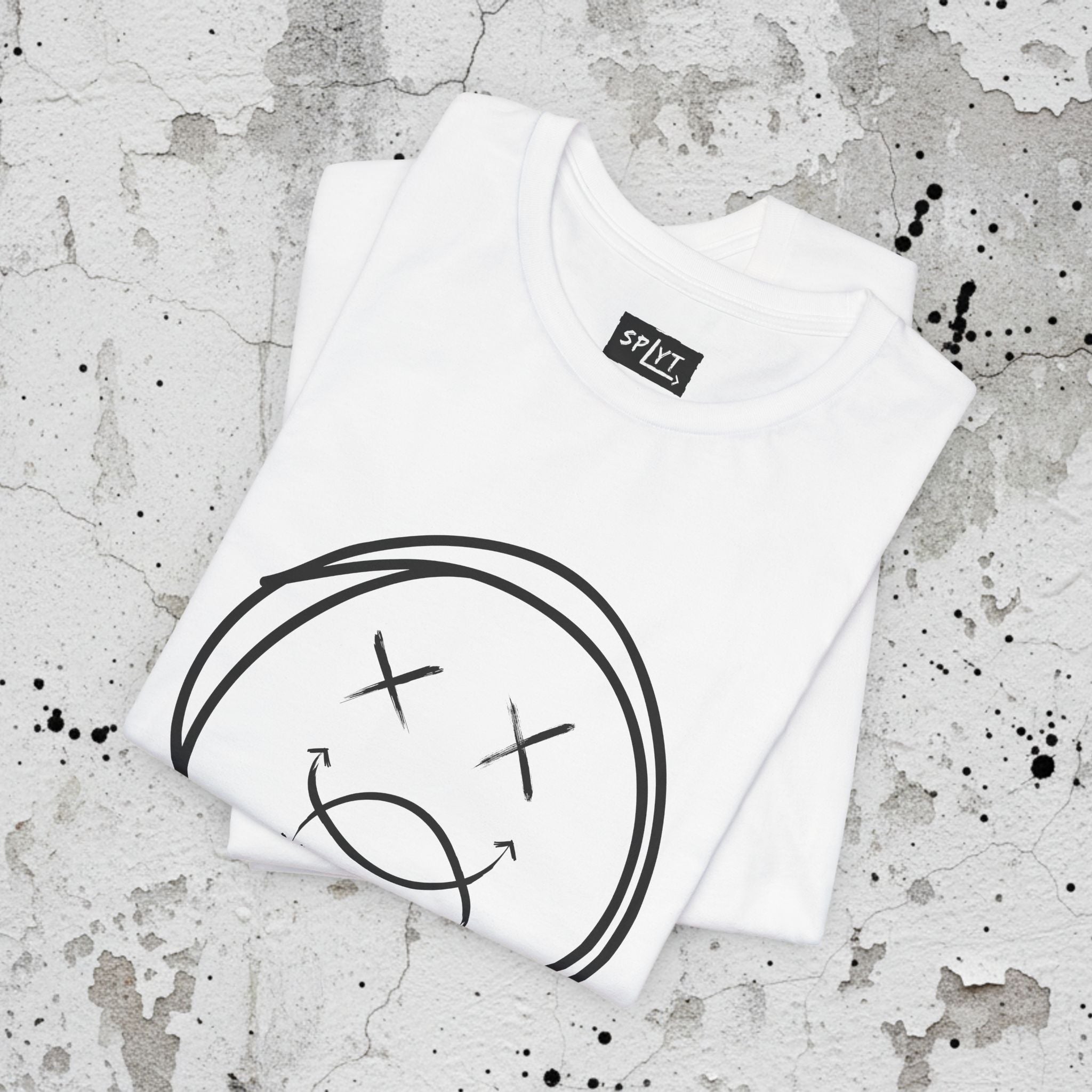 SPLYT Face Tee - White/Black