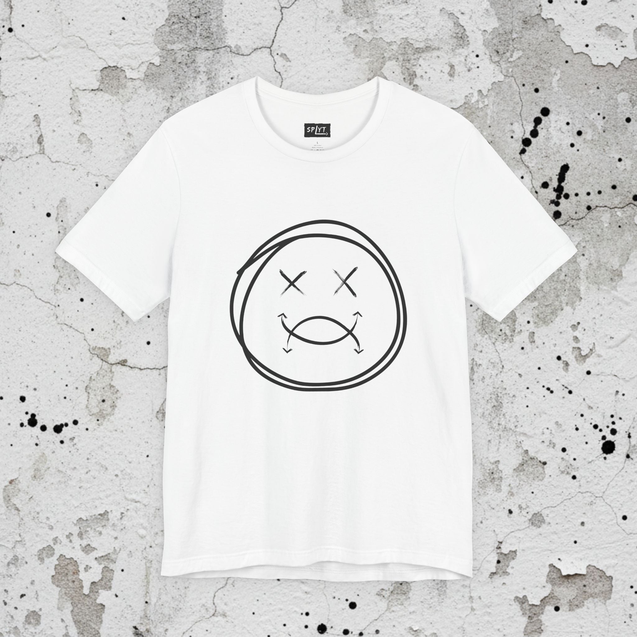SPLYT Face Tee - White/Black