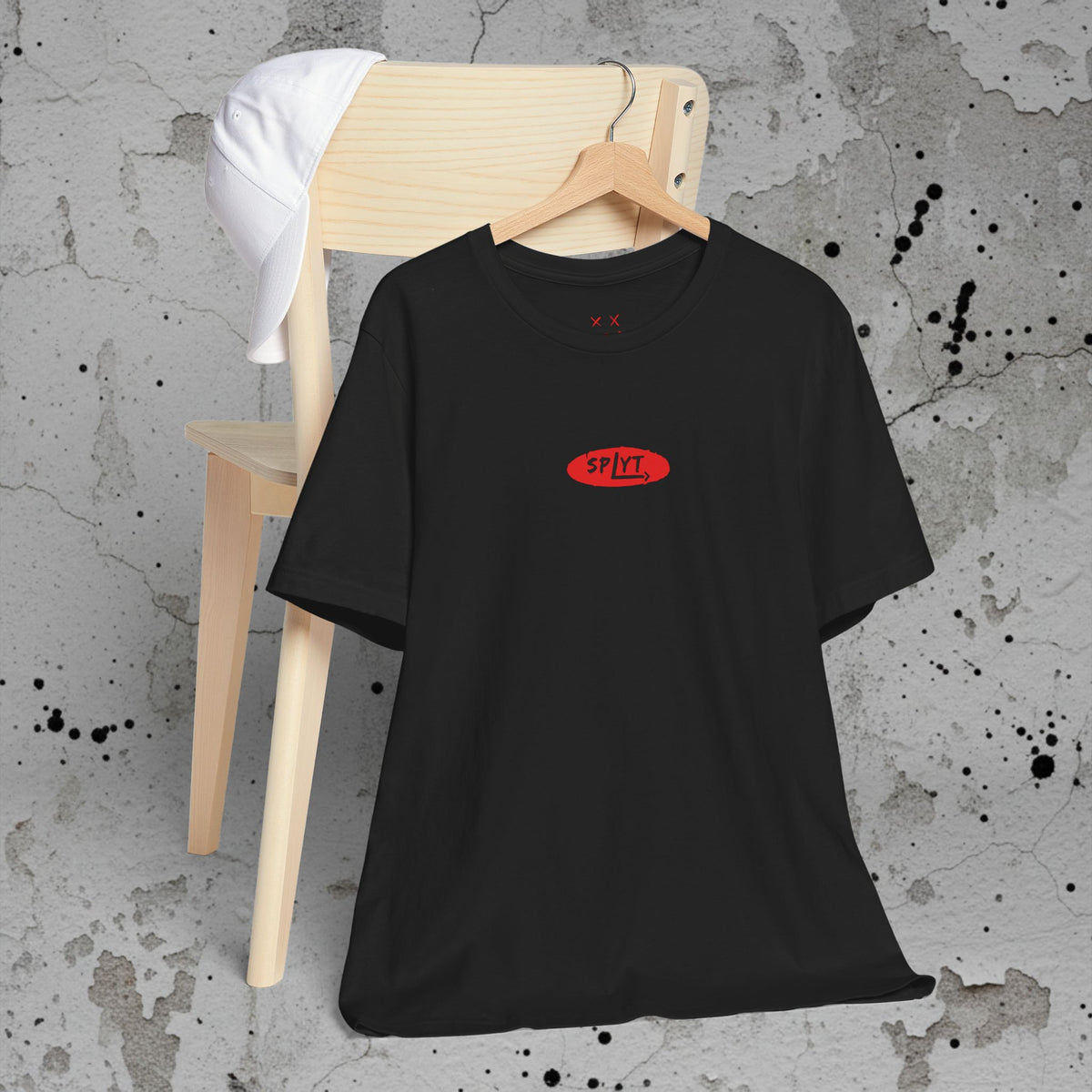 SPLYT Vintage Board Tee - Black/Red