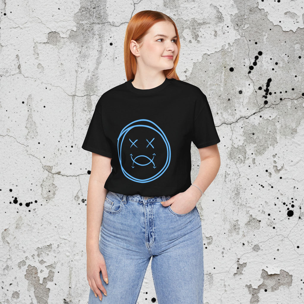 SPLYT Face Tee - Black/Blue