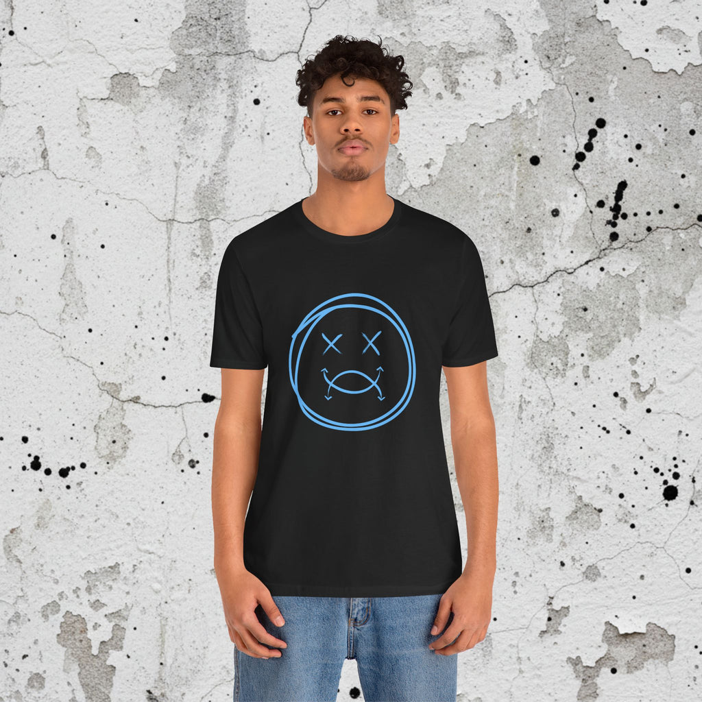 SPLYT Face Tee - Black/Blue