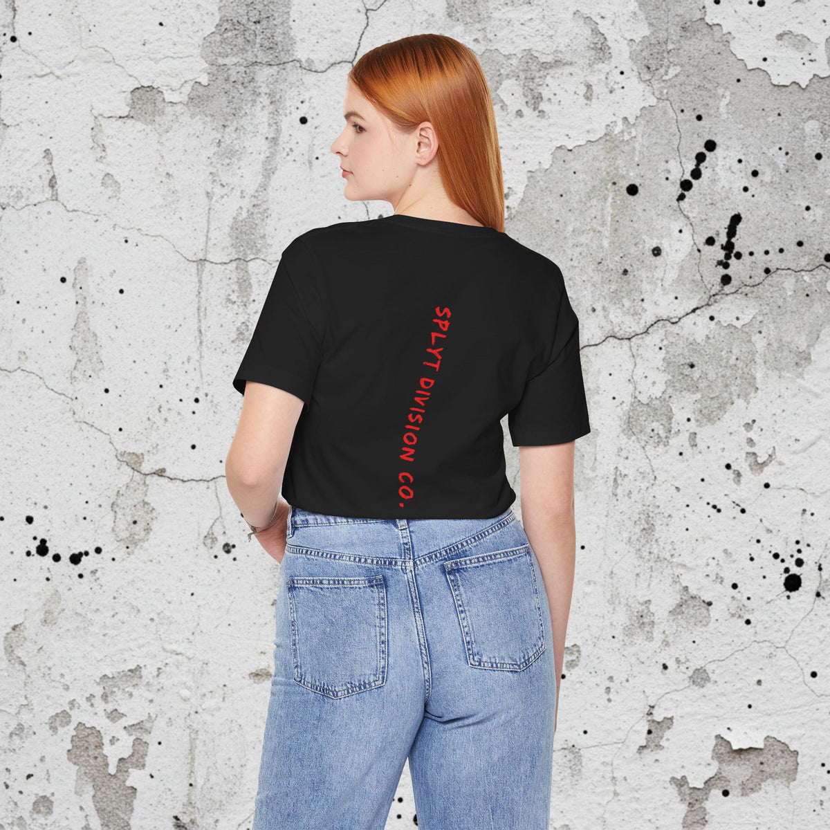 SPLYT DIVISION Spyne Tee - Black/Red