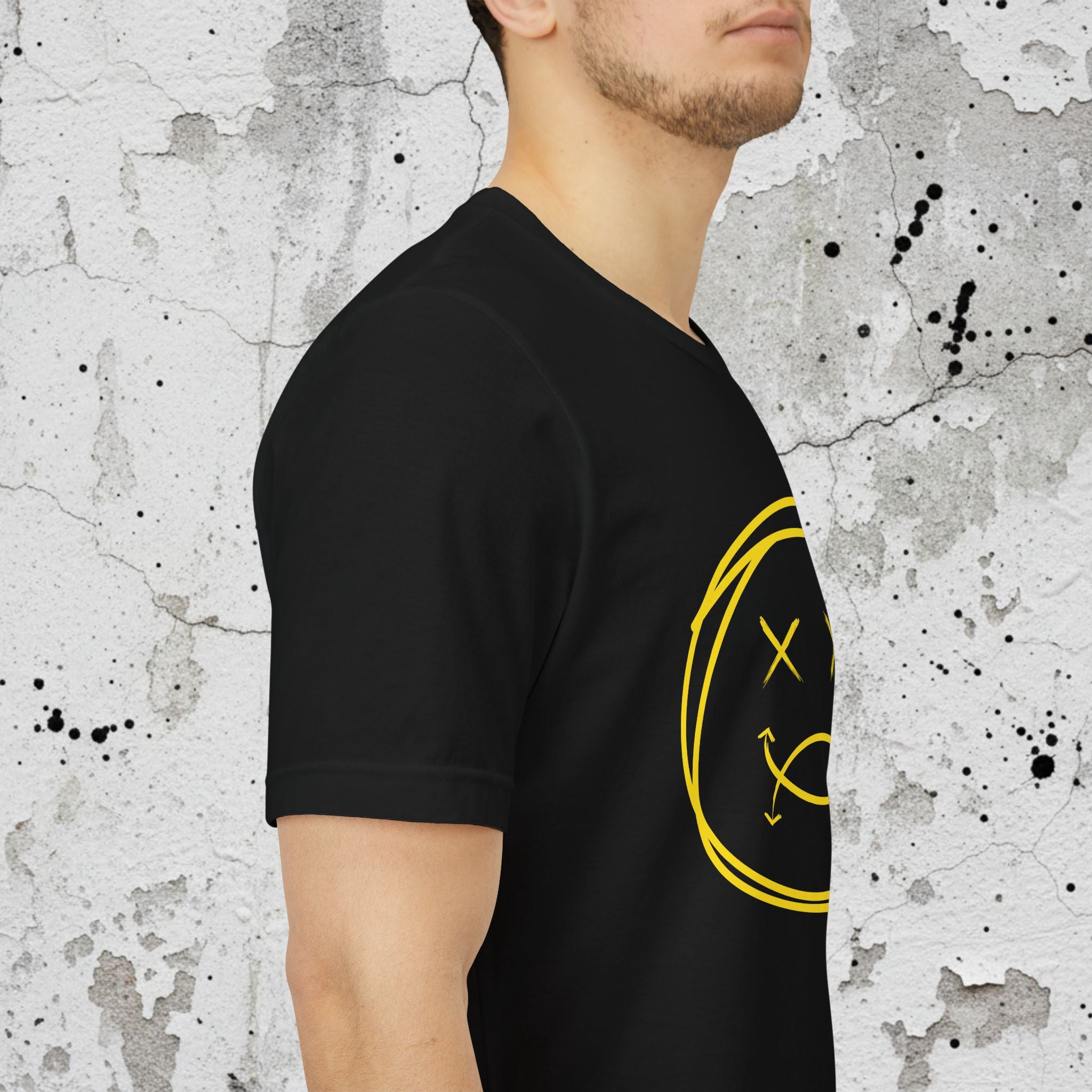 SPLYT Face Tee - Black/Yellow