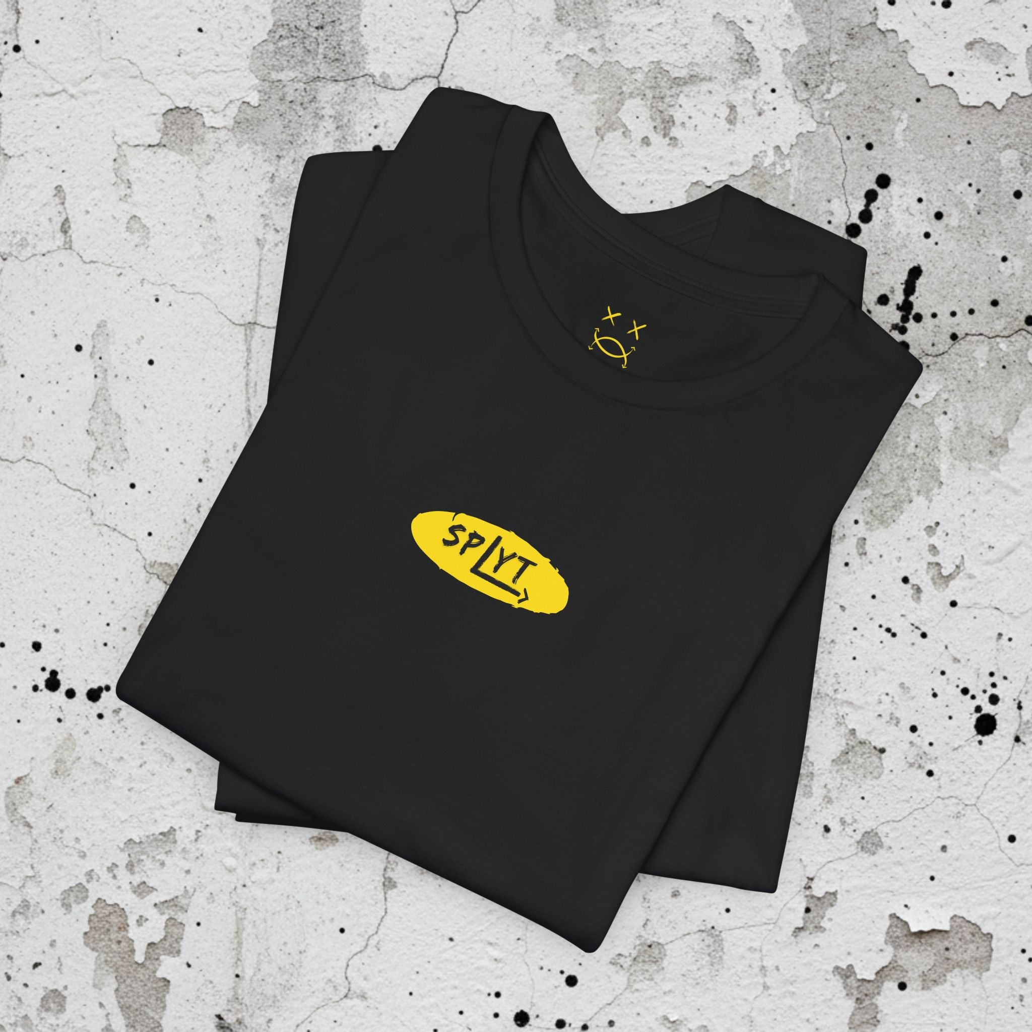 SPLYT Vintage Board Tee - Black/Yellow