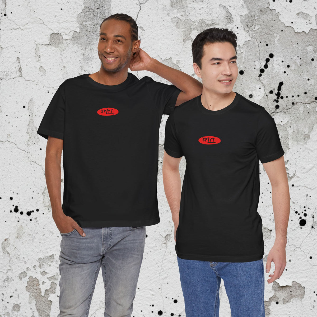 SPLYT Vintage Board Tee - Black/Red