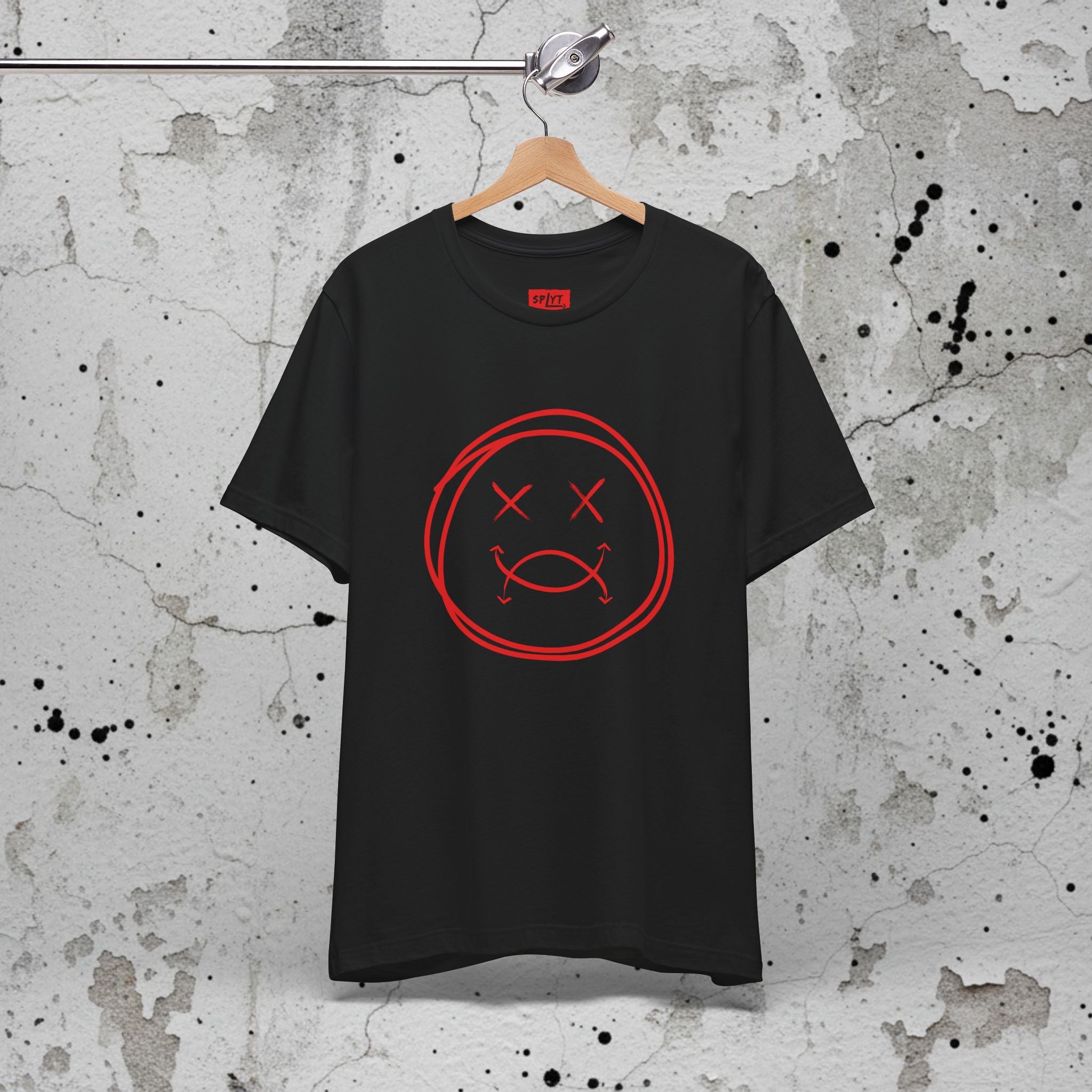 SPLYT Face Tee - Black/Red