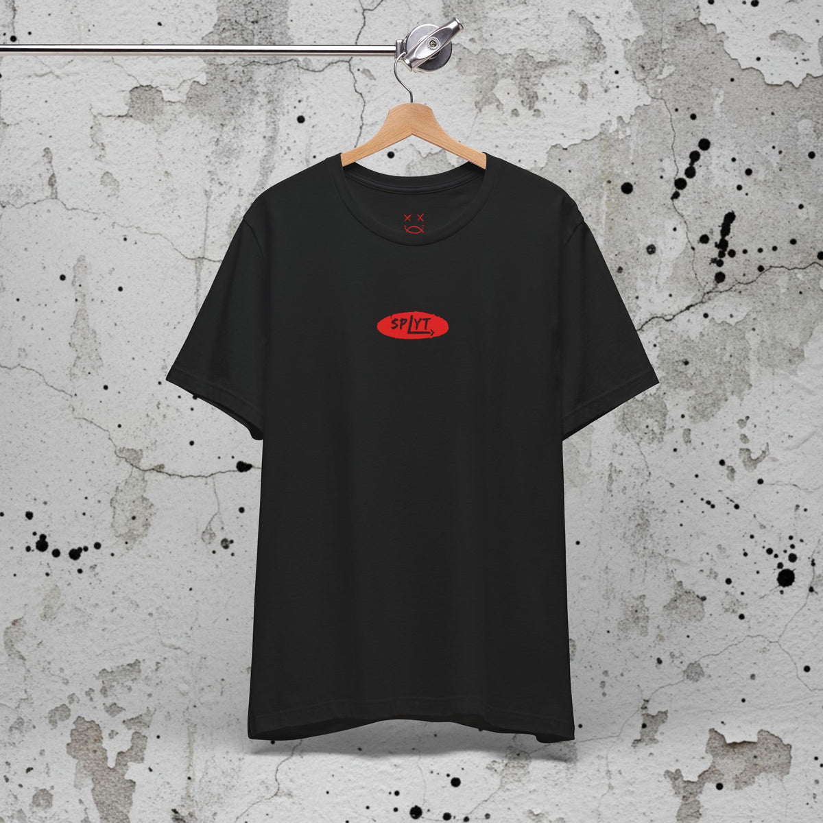 SPLYT Vintage Board Tee - Black/Red