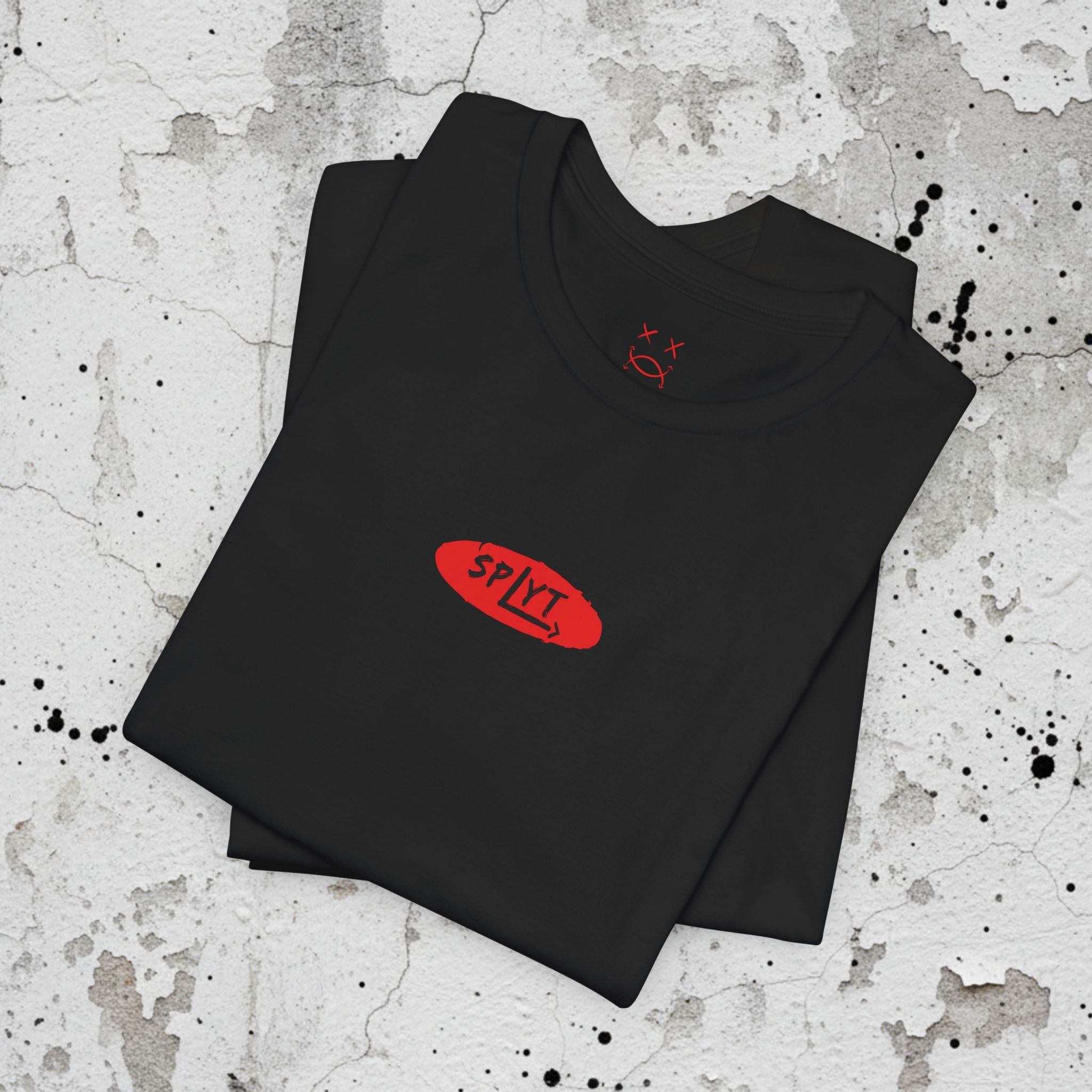 SPLYT Vintage Board Tee - Black/Red