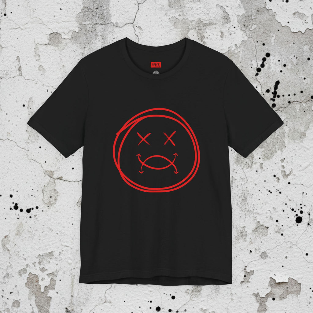 SPLYT Face Tee - Black/Red