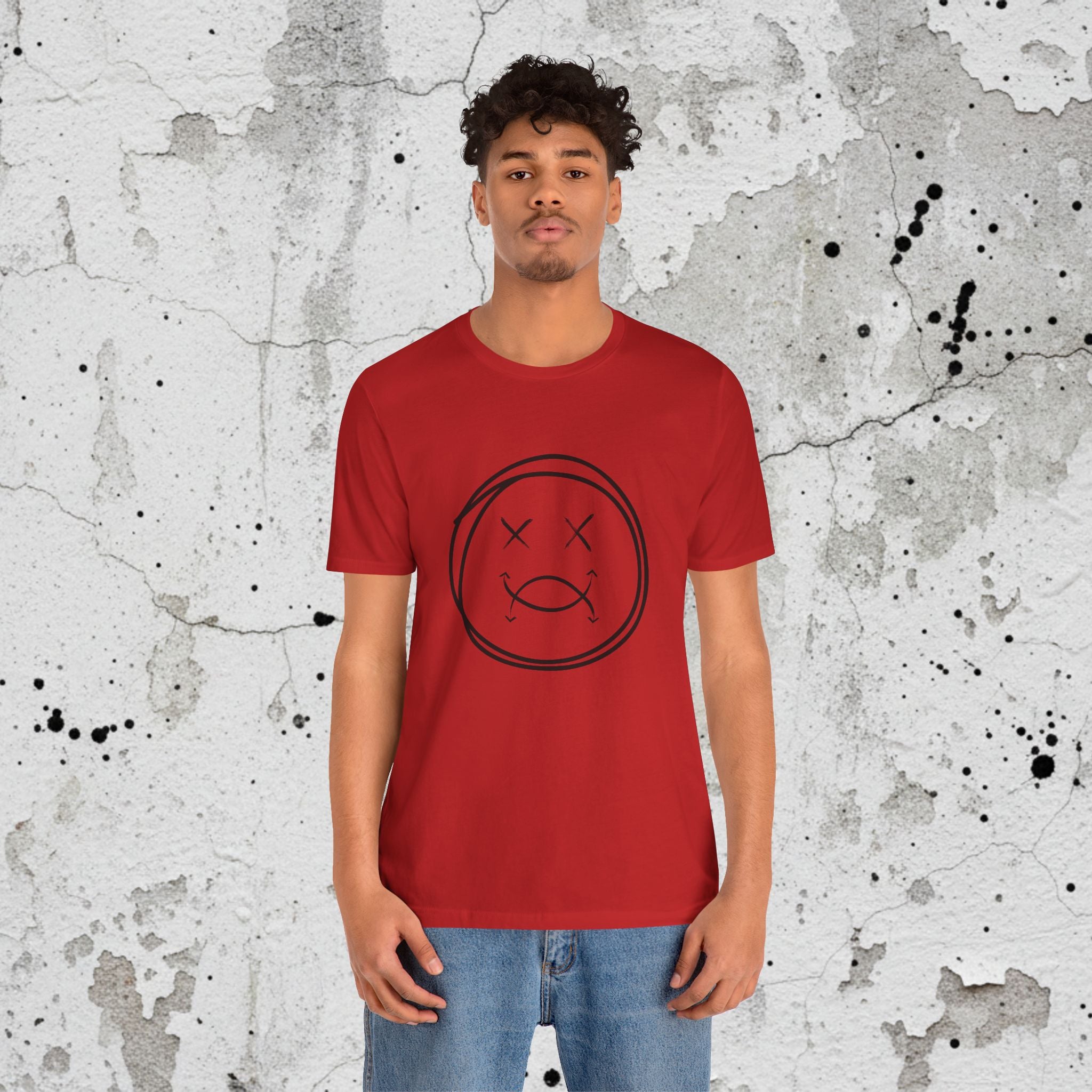 SPLYT Face Tee - Red/Black
