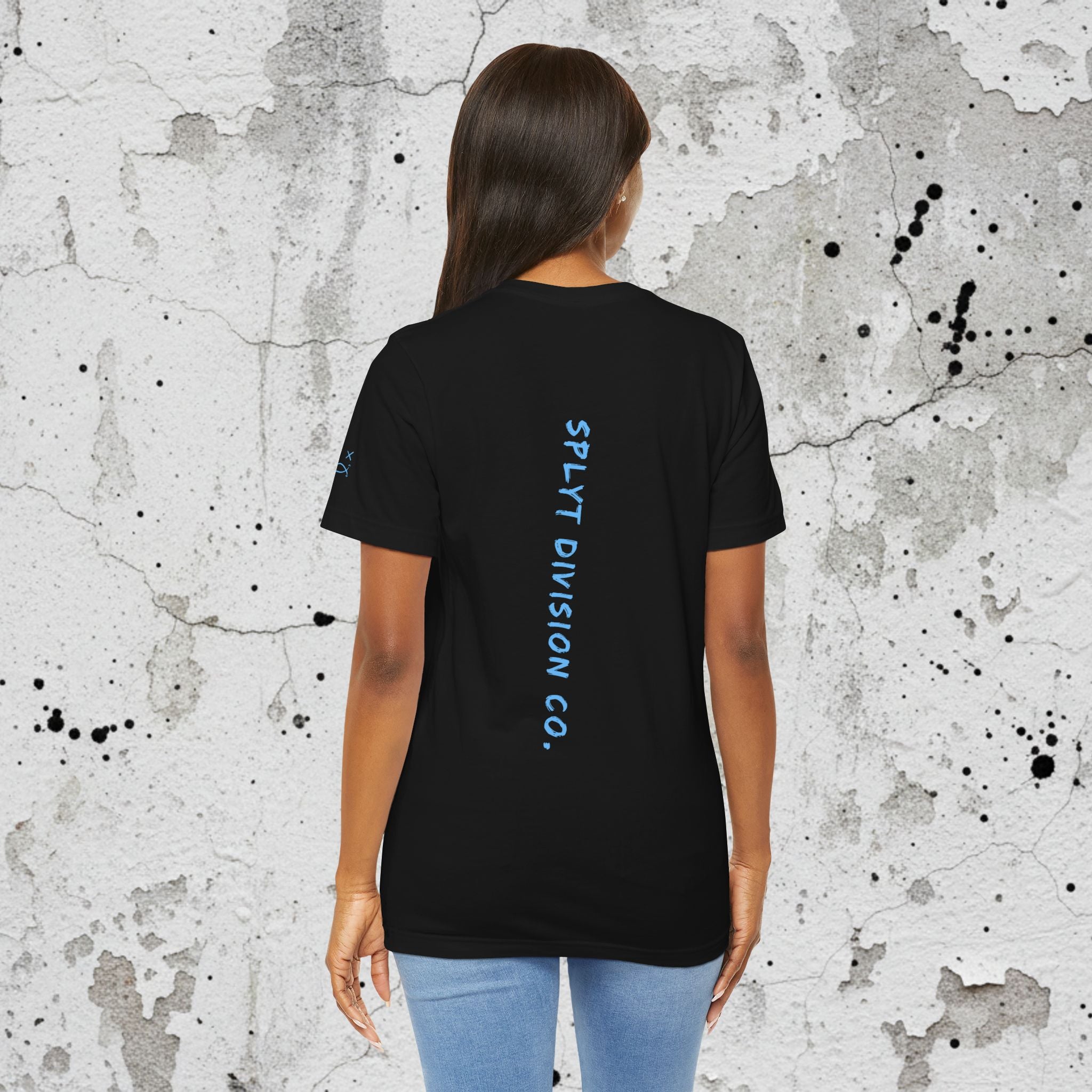 SPLYT DIVISION Spyne Tee -Black/Blue