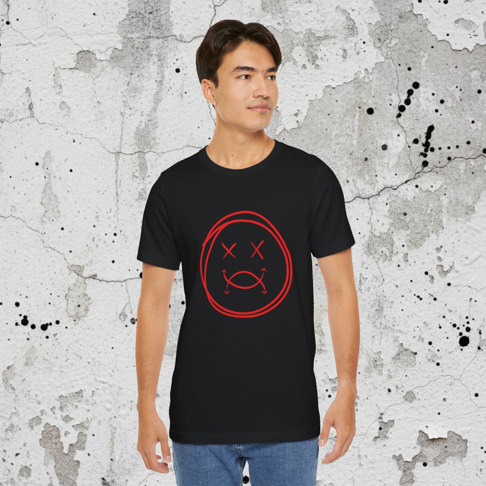 SPLYT Face Tee - Black/Red