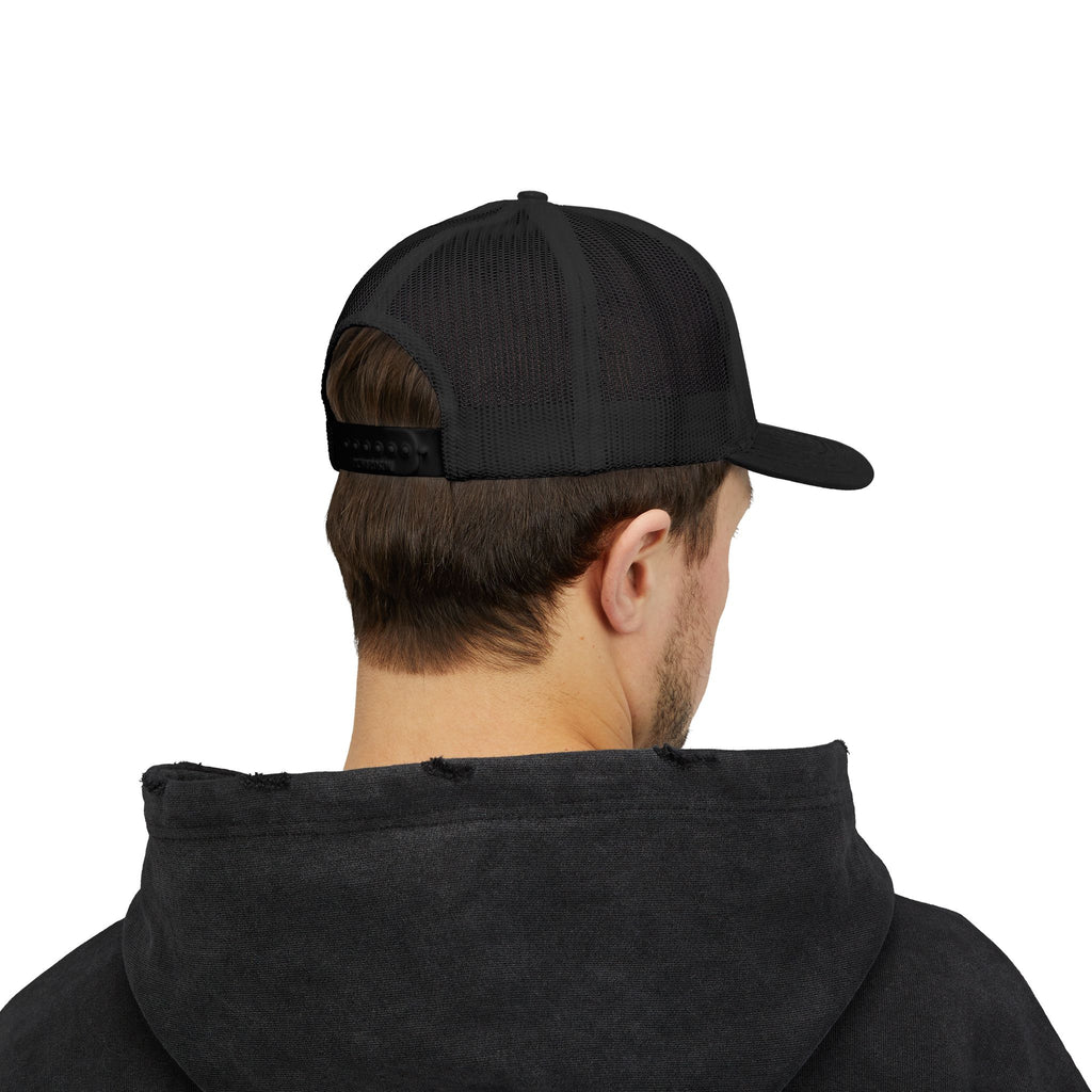 SPLYT DIVISION Essential Snapback Trucker Cap - Black