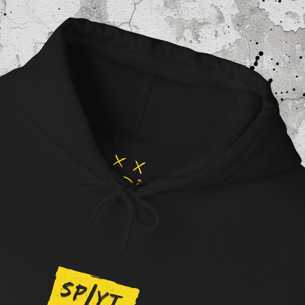 SPLYT Heavy Blend Hoodie - Black & Yellow