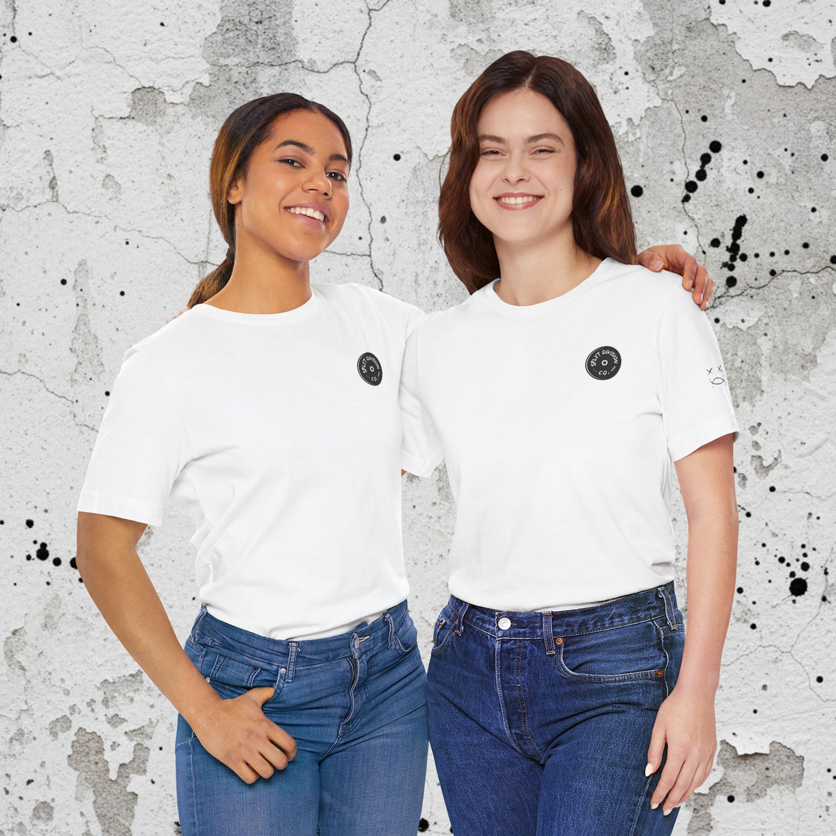 SPLYT Wheel Logo Tee - White