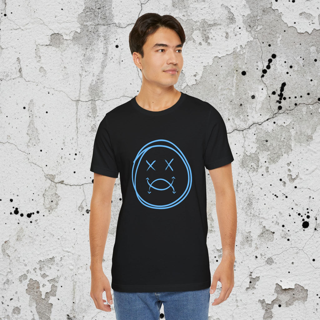 SPLYT Face Tee - Black/Blue