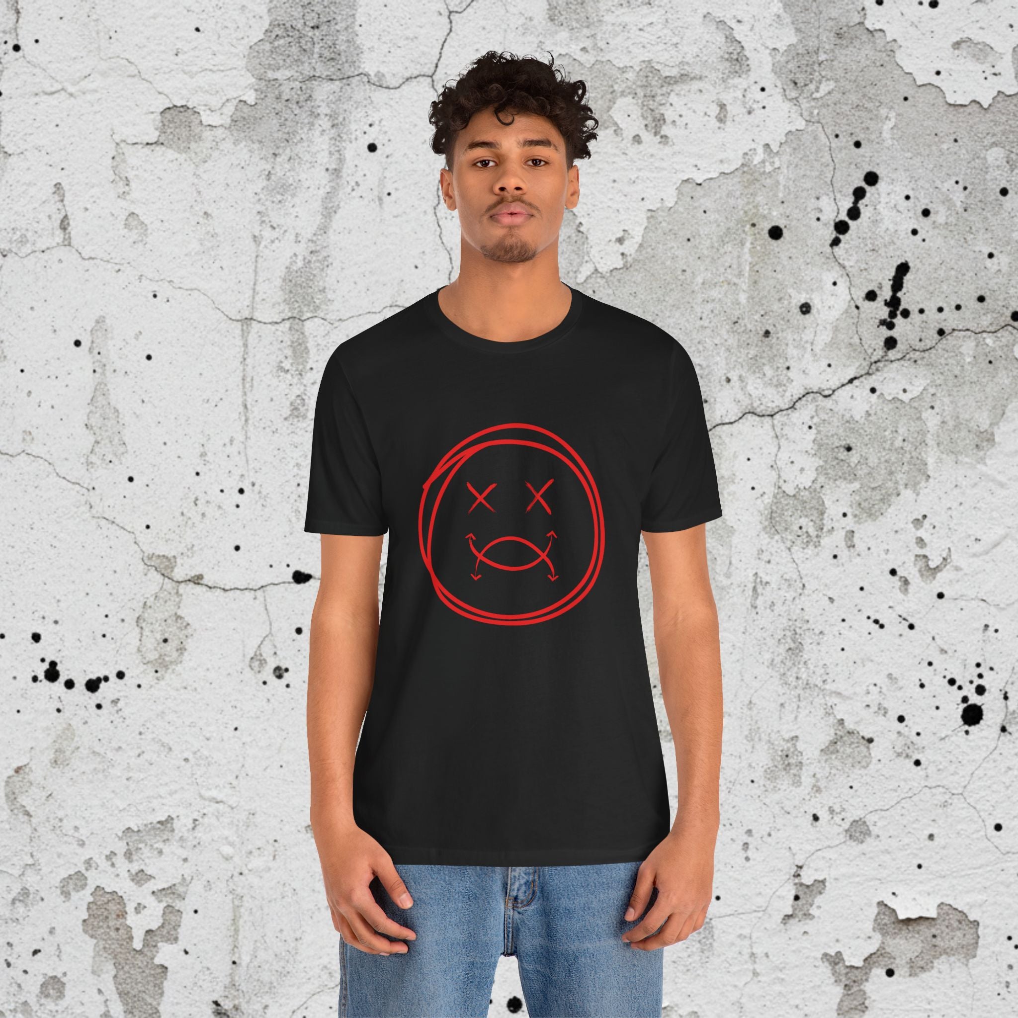 SPLYT Face Tee - Black/Red