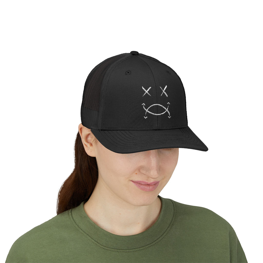 SPLYT DIVISION Essential Snapback Trucker Cap - Black