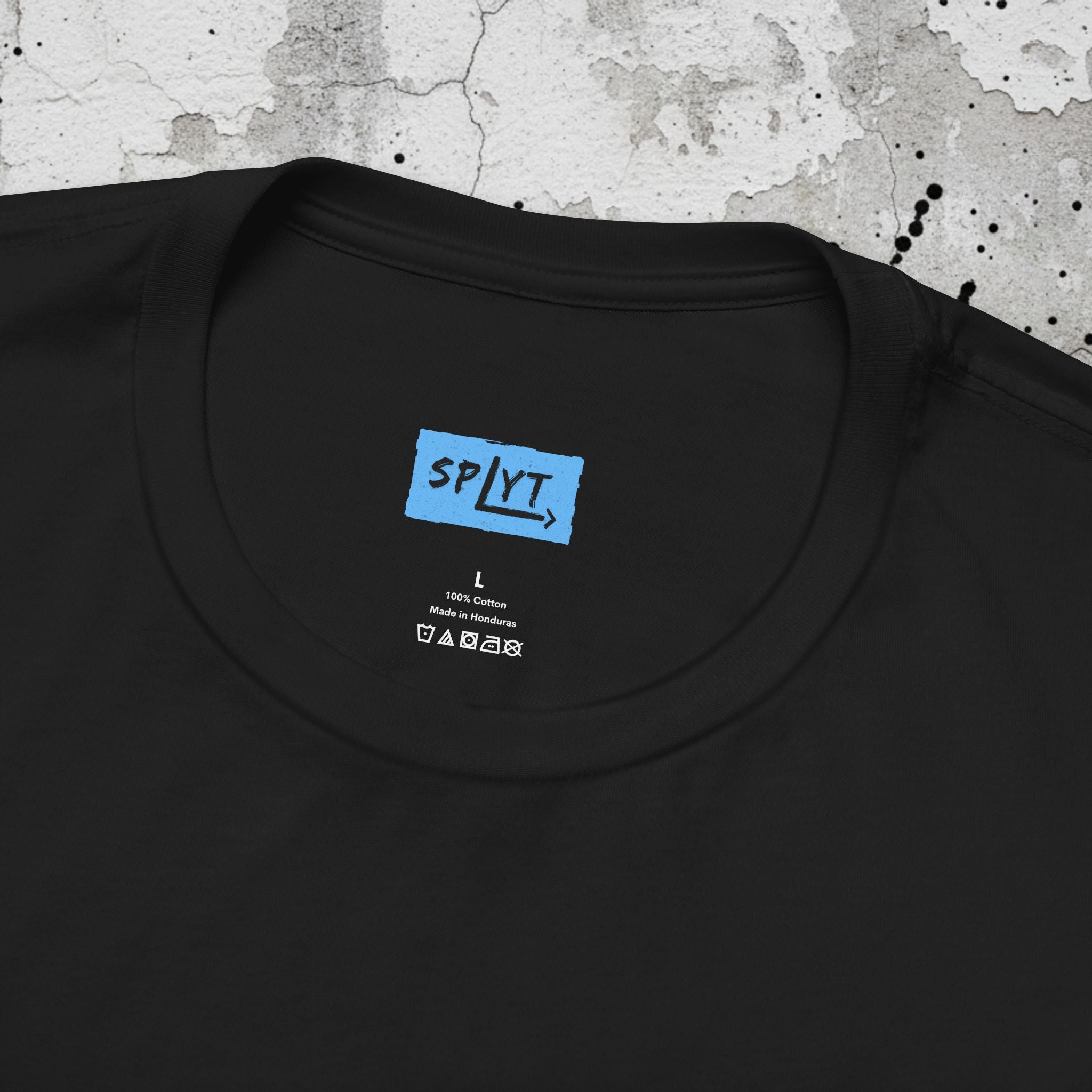 SPLYT Face Tee - Black/Blue