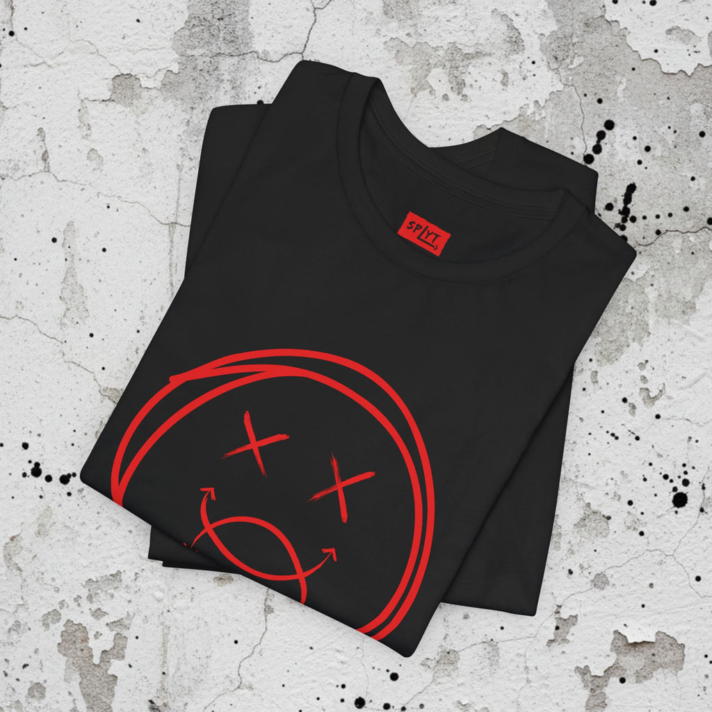 SPLYT Face Tee - Black/Red