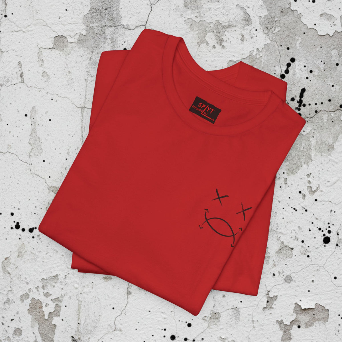 SPLYT DIVISION Splyce Collection Unisex Jersey Short Sleeve Tee - Red