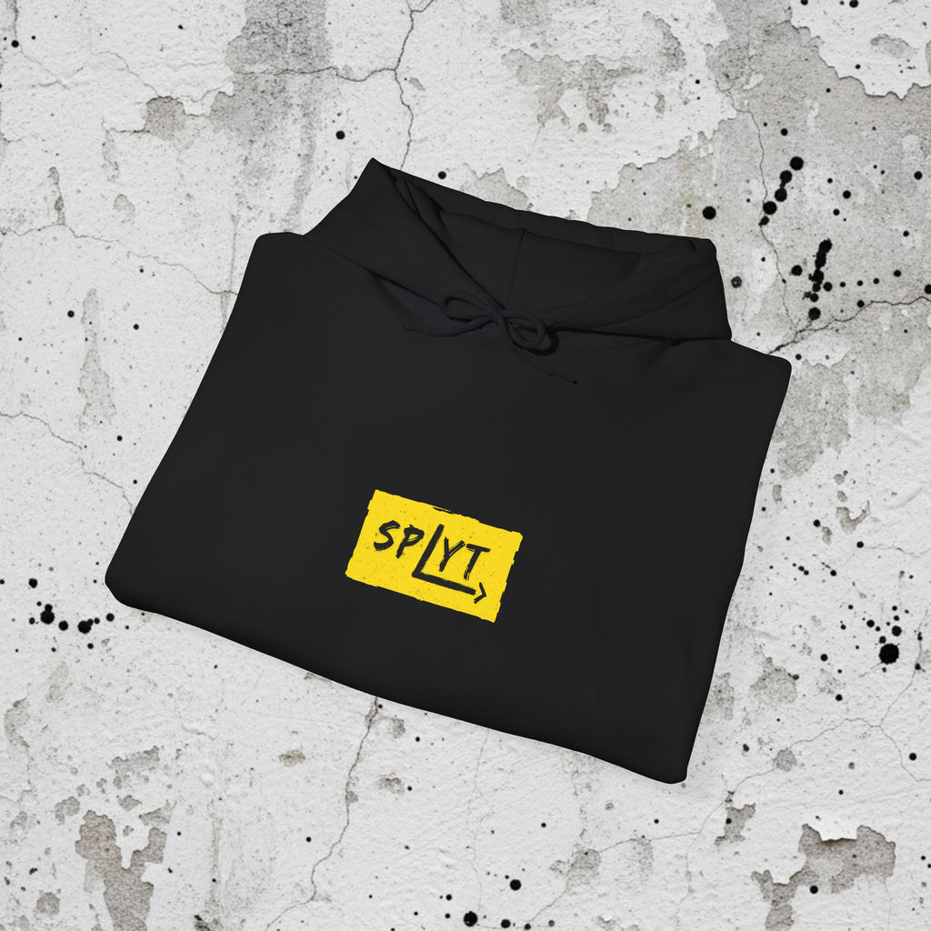 SPLYT Heavy Blend Hoodie - Black & Yellow