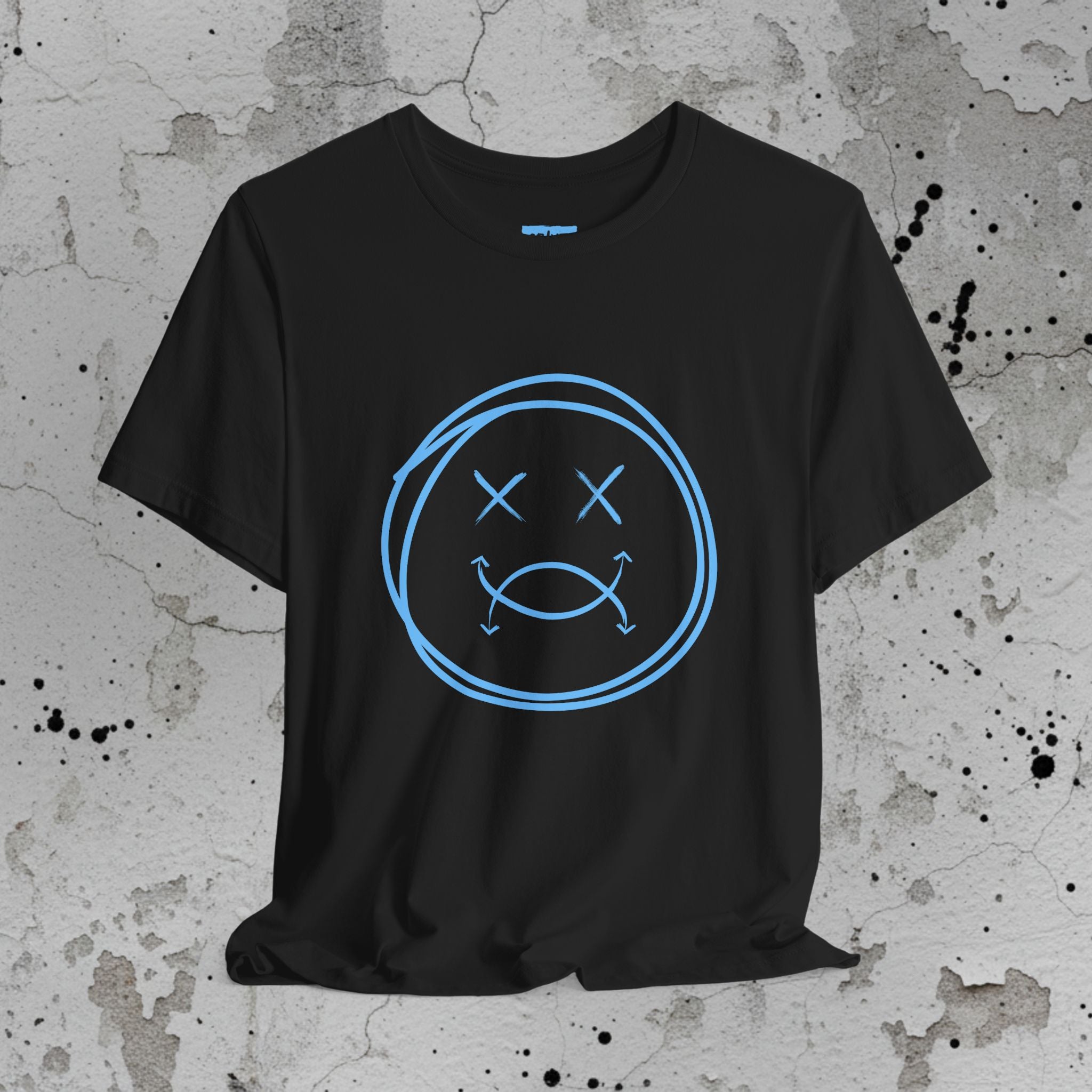 SPLYT Face Tee - Black/Blue